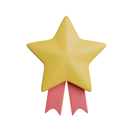 Star Badge  3D Icon