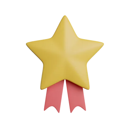 Star Badge  3D Icon