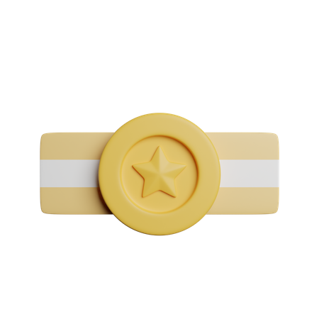 Star Badge  3D Icon