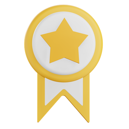 Star Badge  3D Icon