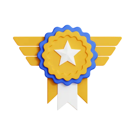 Star Badge  3D Icon