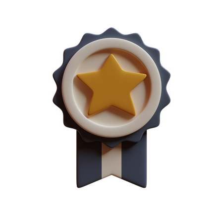 Star Badge  3D Icon