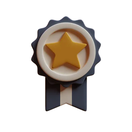 Star Badge  3D Icon