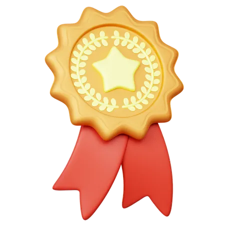 Star Badge  3D Icon