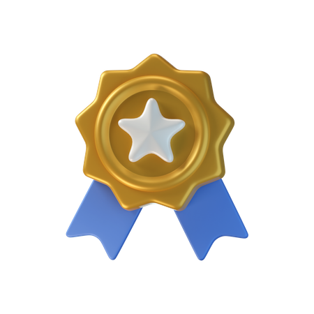 Star Badge  3D Icon