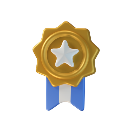 Star Badge  3D Icon