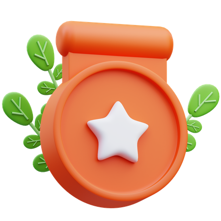 Star Badge  3D Icon