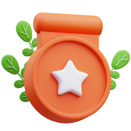 Star Badge  3D Icon