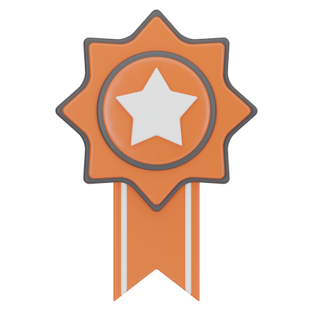 Star Badge  3D Icon