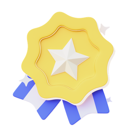 Star Badge  3D Icon