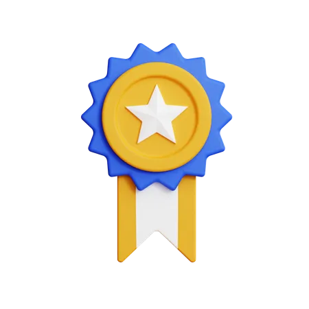 Star badge  3D Icon