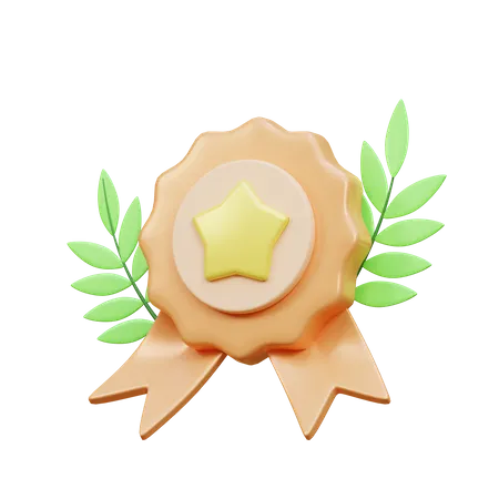 Star Badge  3D Icon