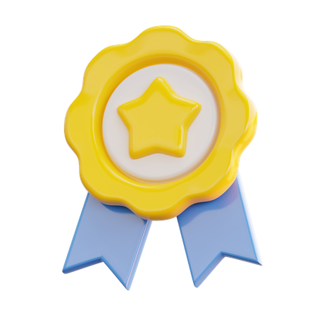 Star Badge  3D Icon