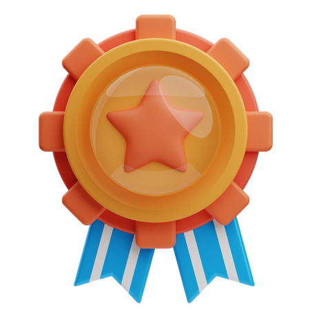 Star Badge  3D Icon