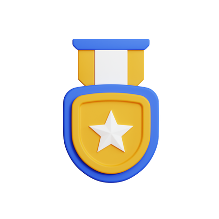 Star badge  3D Icon