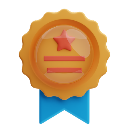 Star Badge  3D Icon