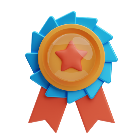 Star Badge  3D Icon