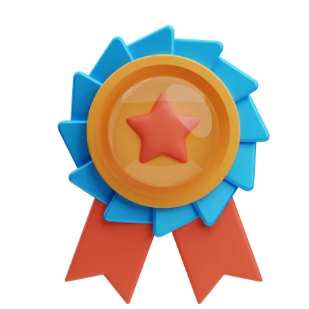 Star Badge  3D Icon