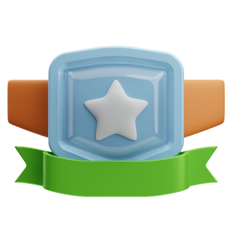 Star Badge  3D Icon