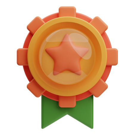 Star Badge  3D Icon