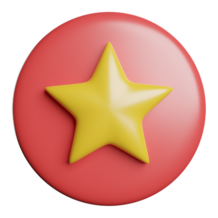 Star Badge  3D Icon