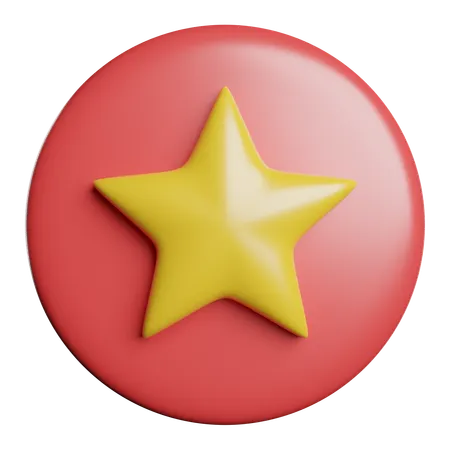 Star Badge  3D Icon