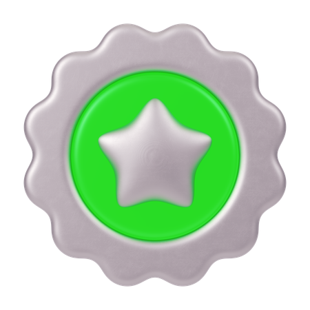 Star Badge  3D Icon