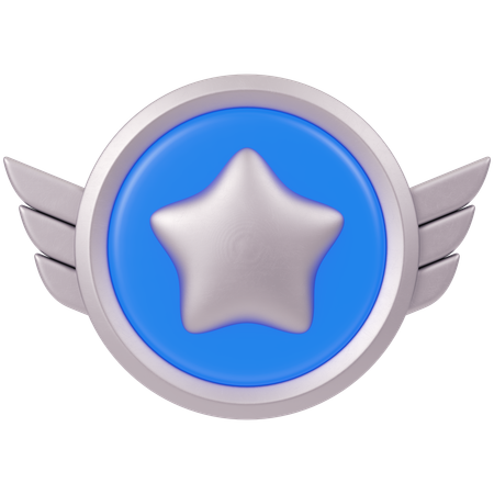 Star Badge  3D Icon