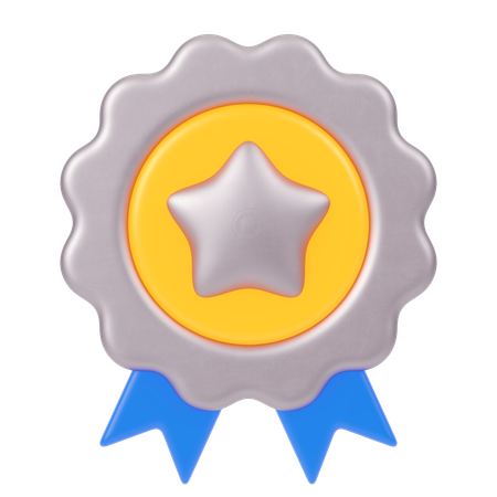 Star Badge  3D Icon