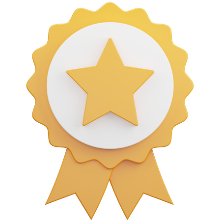 Star Badge  3D Icon