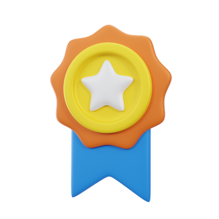 Star Badge  3D Icon