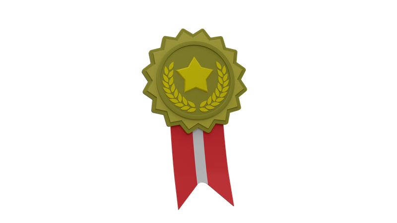 Star Badge  3D Icon