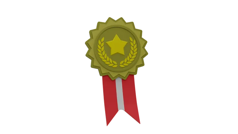 Star Badge  3D Icon