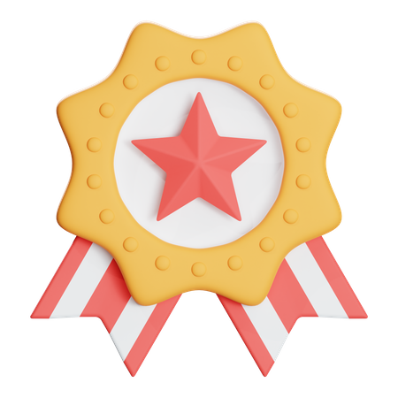 Star Badge  3D Icon