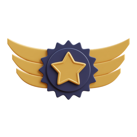 Star Badge  3D Icon