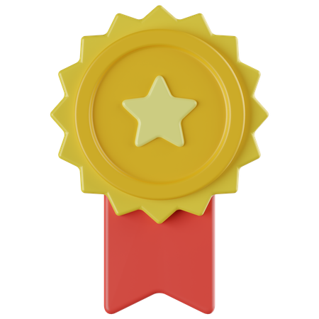 Star Badge  3D Icon