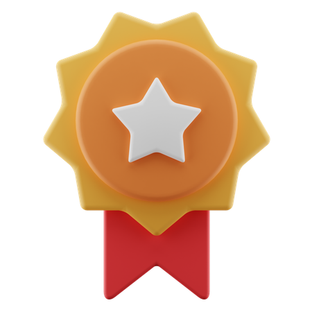 Star Badge  3D Icon