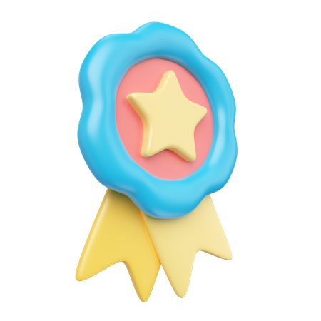 Star Badge  3D Icon