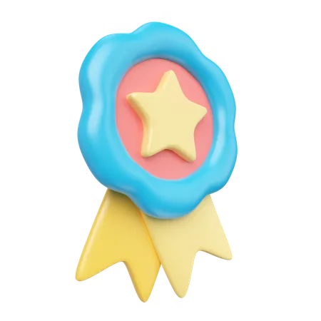 Star Badge  3D Icon