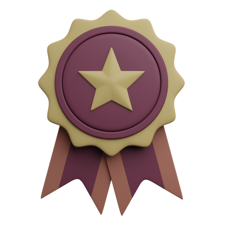 Star Badge  3D Icon