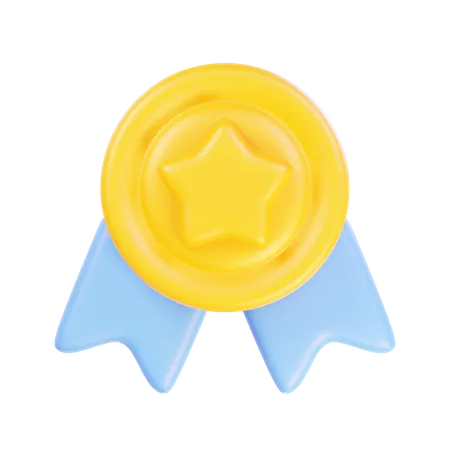 Star Badge  3D Icon