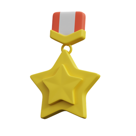 Star Badge  3D Icon