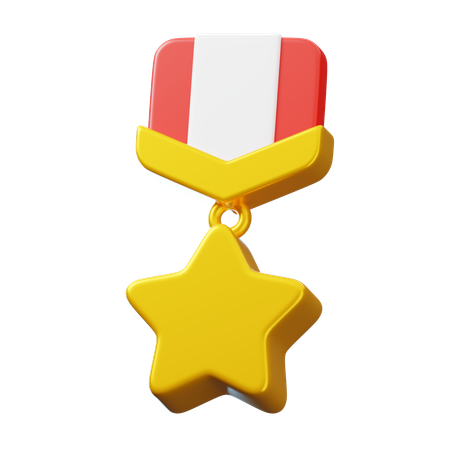 Star Badge  3D Icon