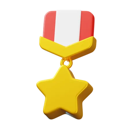 Star Badge  3D Icon