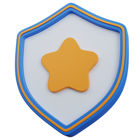 Star Badge  3D Icon