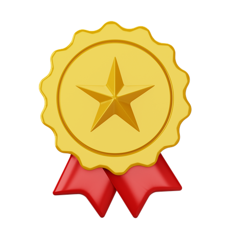 Star Badge  3D Icon