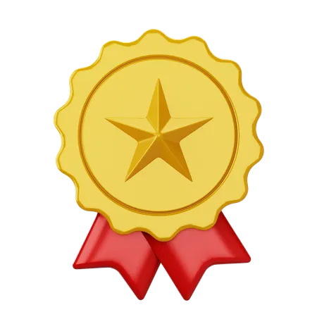 Star Badge  3D Icon