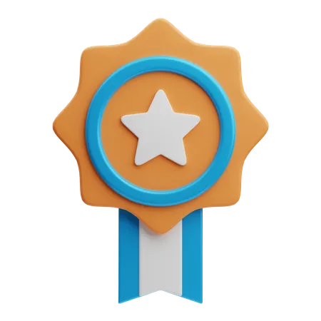 Star Badge  3D Icon