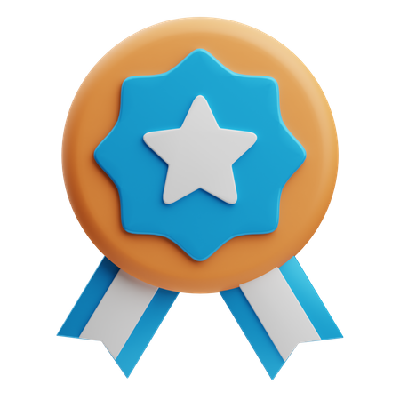 Star Badge  3D Icon