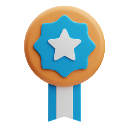 Star Badge  3D Icon